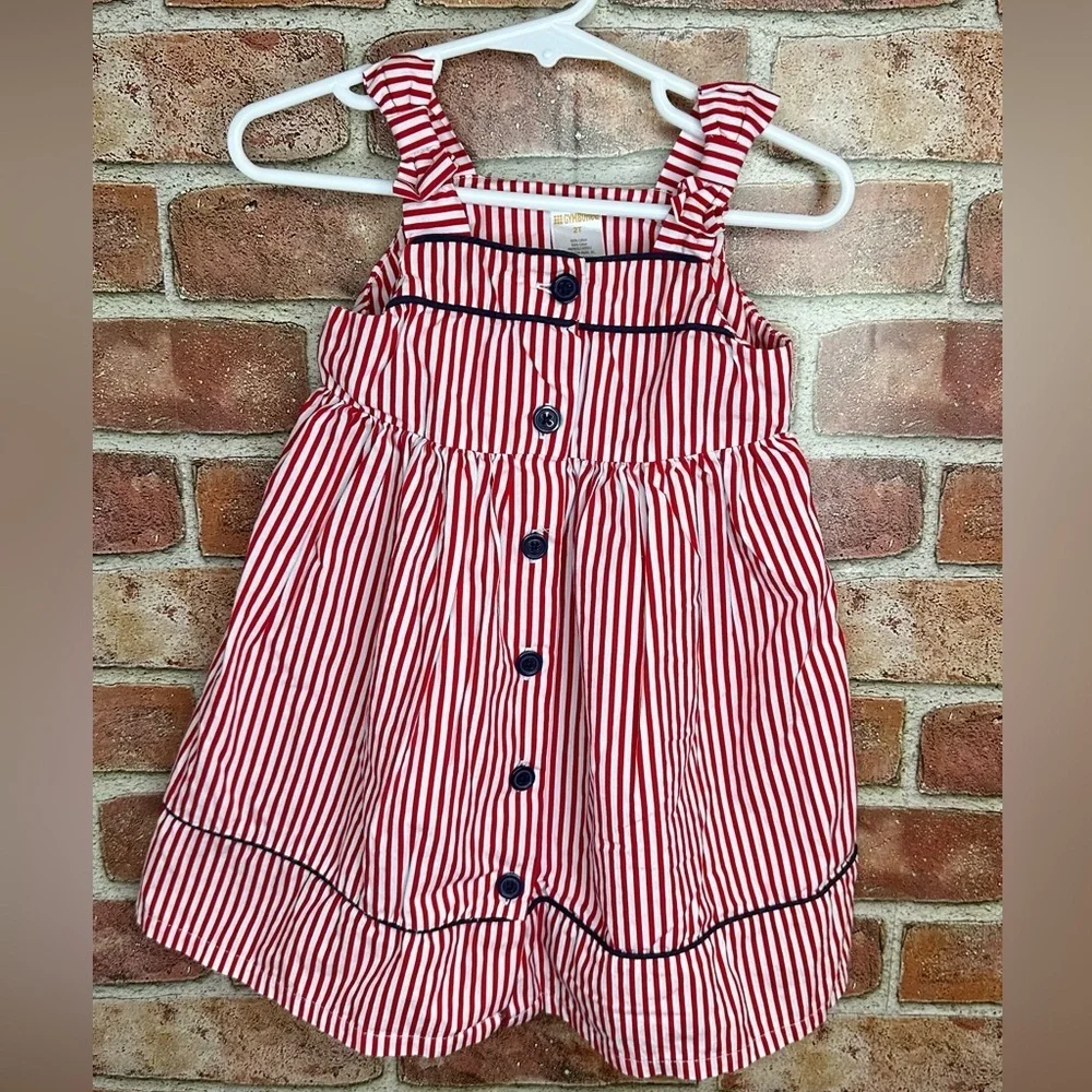 Patriotic Red white and blue summer sundress by Gymboree size 2T